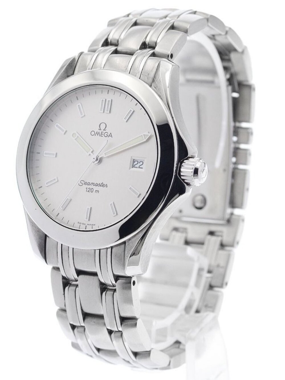 OMEGA Seamaster120 2511.33 Date Silver Dial Quartz Men's Watch_879034